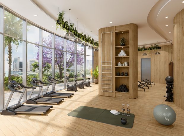 Fitness centre and Serenity spa